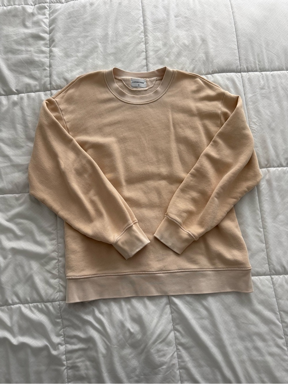 Cotton Citizen Crewneck Sweatshirt in Light Beige